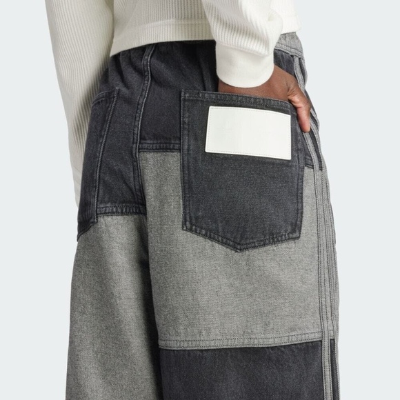 ADIDAS ORIGINALS X KSENIASCHNAIDER 3 STRIPE JEANS - Picture 5 of 6